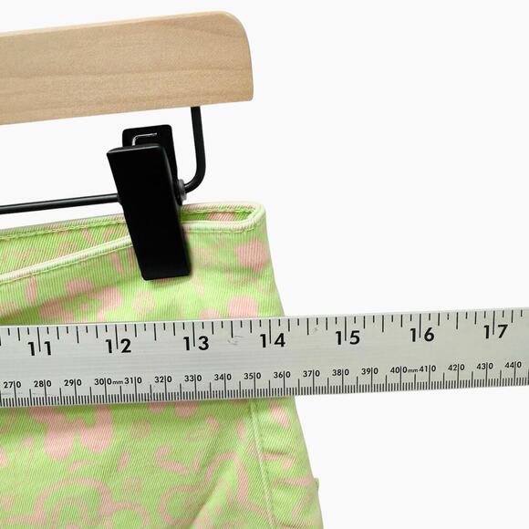 NWT Zara Floral Printed Pants Green Women’s Size 10 - Picture 7 of 10